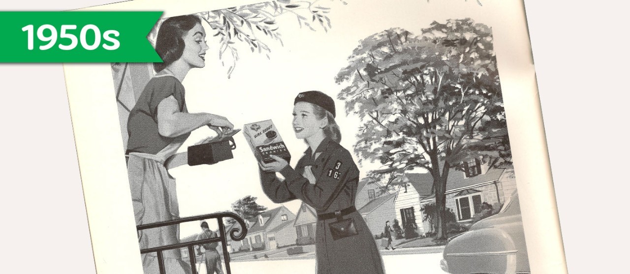 Girl Scout Cookie History - 1950s