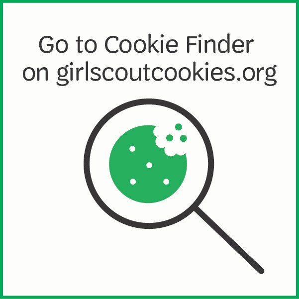   Go to Cookie Finder on girlscoutcookies.org