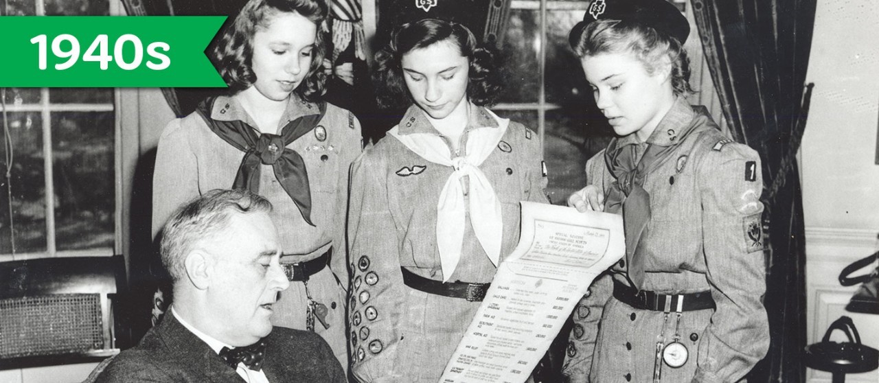 Girl Scouts in the 1940s