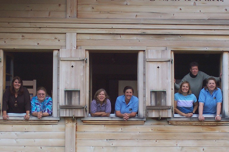 CH-V-A-Lori W with the Swiss Seven at GS Chalet September 2006