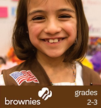 Learn more about Girl Scout Brownies (Grades 2-3)