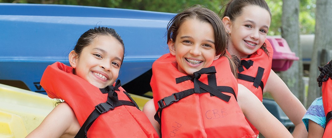 Girl Scout Juniors try new experiences in the outdoors.